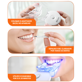 ClearSmile™ - Tratamento COMPLETO para obter DENTES BRANCOS