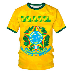 Camiseta Brasil - Ordem e Progresso