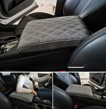 Capa de Couro para Apoio de Braço Automotivo - LeatherArm