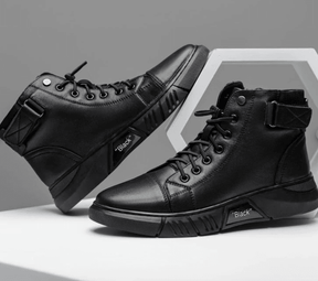 Bota de Couro Martin Italiano Premium + Par de Meias de Algodão Grátis