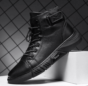 Bota de Couro Martin Italiano Premium + Par de Meias de Algodão Grátis