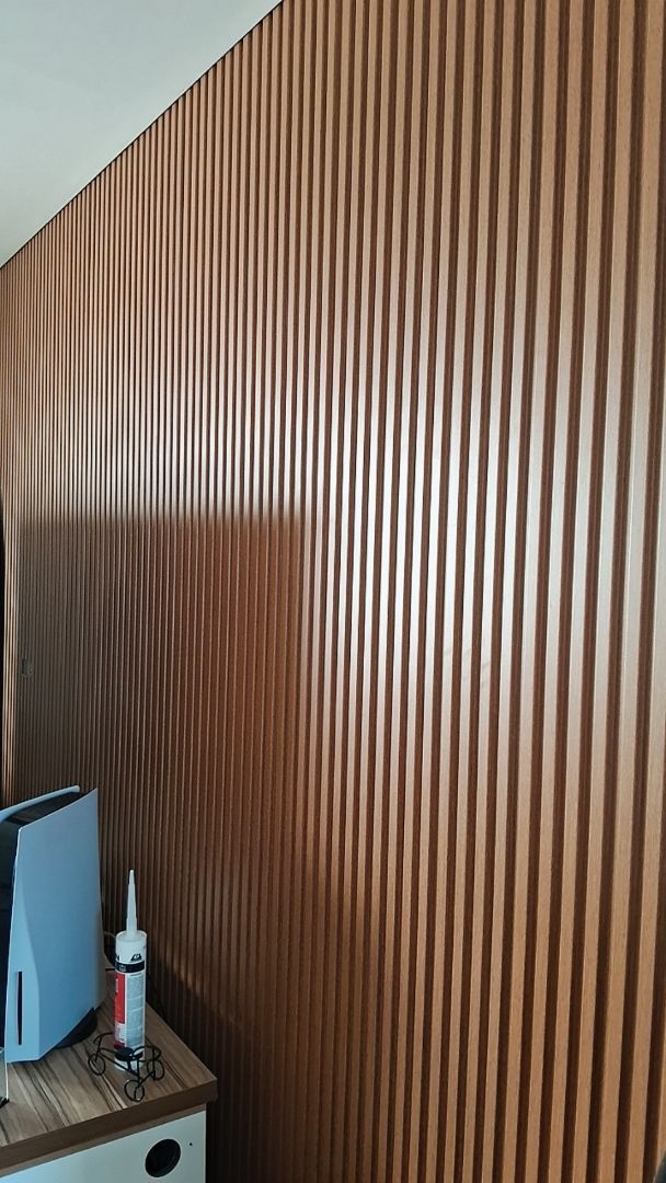 2 Unidades - Painel Ripado Modular 2,50x1,41cm (3,53m²) 3.53 cada