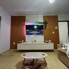 2 Unidades - Painel Ripado Modular 2,50x1,41cm (3,53m²) 3.53 cada