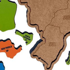 Mapa Quebra-Cabeça Educativo - Descomplica Brasil™ - Entrega Express + Brinde Exclusivo